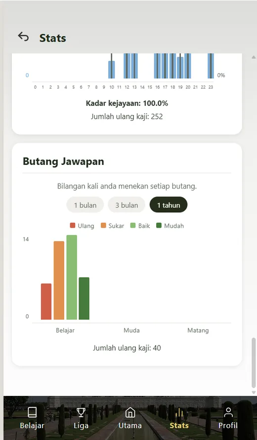 QuranWords app screen preview